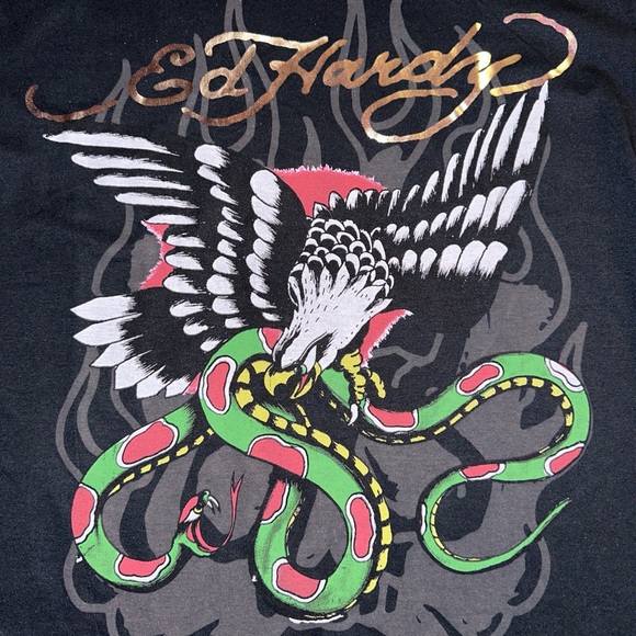 Men’s Large Ed Hardy T-Shirt - Picture 3 of 3
